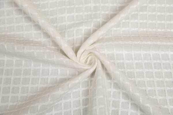 Cotton Checked Dobby RFD Woven Fabric