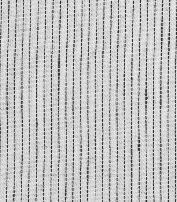 Black & White Yarn Dyed Stripe Fabric