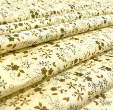 Flower Print Modal Linen Fabric